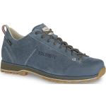 Chaussures de randonnée Dolomite Cinquantaquattro bleues en velours en gore tex imperméables Pointure 54 look fashion pour homme 