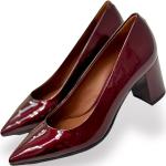 Escarpins vernis rouge bordeaux en cuir verni Pointure 41 classiques pour femme 