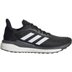 Chaussures de running adidas Solardrive 19 noires en fil filet respirantes à lacets pour femme 