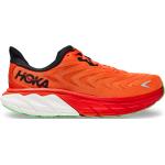 Chaussures de running Hoka Arahi rouges pour homme en promo 