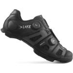 Chaussures de vélo Lake noires pour pieds étroits Pointure 42 pour homme 
