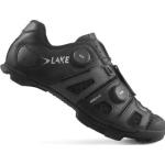 Chaussures de vélo Lake noires pour pieds étroits pour homme 
