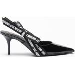 Chaussures de créateur Moschino Love Moschino noires à logo Pointure 35 pour femme en promo 