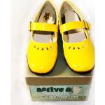 Chaussures d'été dorées look vintage pour fille 