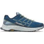 Chaussures de running Merrell Moab bleues en fil filet look fashion pour homme 