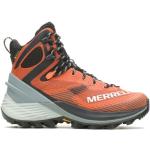 Chaussures de randonnée Merrell orange en fil filet en gore tex Pointure 37 look fashion pour femme 
