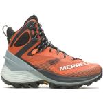 Chaussures de randonnée Merrell orange en fil filet en gore tex Pointure 39 look fashion pour femme 