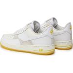 Chaussures de sport Nike Air Force 1 blanches en cuir Pointure 44 pour femme en promo 