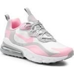 Chaussures Nike Air Max 270 React blanches à lacets pour fille 