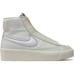 Chaussures de sport Nike Blazer Mid blanches en cuir Pointure 42 pour femme en promo 