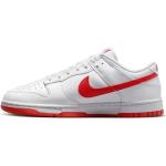 Chaussures Nike Dunk Low Blanc & Rouge Homme - DV0831-103 - Taille 40.5