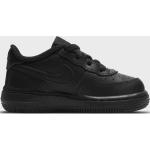 Chaussures Nike Air Force 1 noires Pointure 21 look fashion pour femme en promo 