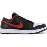 Chaussures Nike Air Jordan 1 Low Noir & Rouge Homme - 553558-063 - Taille 44.5