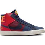 Chaussures Nike Blazer Mid bleues en daim en daim Pointure 44 look Skater pour homme en promo 