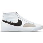 Chaussures de skate  Nike SB Collection blanches en cuir synthétique Pointure 41 classiques pour homme en promo 