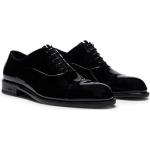 Chaussures oxford de créateur HUGO BOSS BOSS noires en cuir de veau éco-responsable Pointure 40 look casual pour homme 