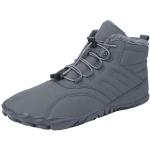 Chaussures de randonnée d'hiver grises à lacets Pointure 44 look fashion pour femme 
