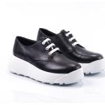Chaussures oxford blanches en cuir Pointure 41 look casual pour femme 