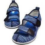 Chaussures montantes bleus clairs en caoutchouc respirantes pour pieds larges Pointure 44,5 look fashion pour homme 