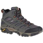 Chaussures de randonnée Merrell Moab noires en cuir synthétique en gore tex pour homme 