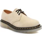 Chaussures casual Dr. Martens 1461 blanches en nubuck Pointure 39 look casual pour femme en promo 