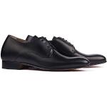 Chaussures réhaussantes pour Homme avec Semelle Augmentant la Taille jusqu'à 7cm. Fabriquées en Peau. Modèle Gala Noir 43