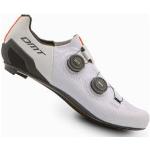 Chaussures de vélo DMT blanches en microfibre Pointure 42 pour homme en promo 
