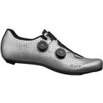 Chaussures de vélo Fizik argentées en fil filet Pointure 43 pour homme en promo 