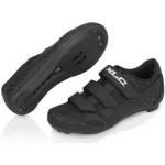 Chaussures de vélo XLC noires en cuir synthétique réflechissantes à scratchs Pointure 38 pour homme en promo 