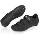 Chaussures de vélo XLC noires en cuir synthétique réflechissantes à scratchs Pointure 46 pour homme en promo 