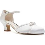 Sandales à talons de mariée blanc d'ivoire Pointure 36 avec un talon entre 3 et 5cm look vintage pour femme 