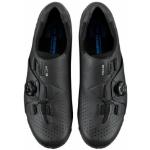 Chaussures de vélo Shimano noires en cuir synthétique Pointure 49 pour homme 