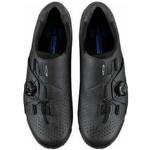 Chaussures de vélo Shimano noires en cuir synthétique Pointure 49 pour homme 