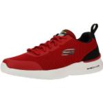 Chaussures montantes Skechers rouges look fashion 