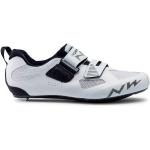 Chaussures de vélo NorthWave blanches en microfibre Pointure 42 pour homme 