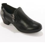 Chaussures trotteurs noires avec un talon entre 3 et 5cm look casual pour femme 