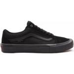 Chaussures basses Vans Old Skool noires à rayures en toile à lacets Pointure 42 look streetwear pour homme en promo 