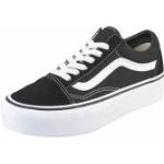 Chaussures Vans Old Skool Platform - Black White UK 5