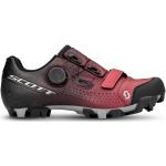 Chaussures de vélo Scott rouges en microfibre Pointure 37 pour femme 