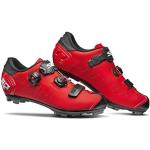 Chaussures de vélo Sidi rouges Pointure 40 pour homme en promo 