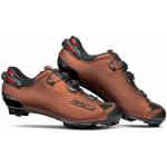 Chaussures de vélo Sidi marron en microfibre à motif tigres réflechissantes Pointure 43 pour homme en solde 