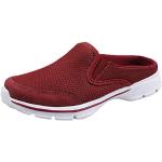 Chaussons mules rouges respirants Pointure 35 look fashion 