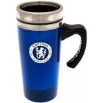 Chelsea FC Official Football Gift Aluminium Travel Mug - A Great Christmas / Birthday Gift Idea For Men And Boys by Official Chelsea FC Gifts