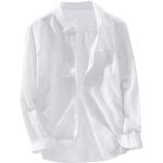 Chemises blanches à rayures sans repassage à manches longues Taille XL classiques pour homme 