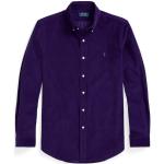 Chemises cintrées de créateur Ralph Lauren Polo Ralph Lauren violettes en velours Taille M pour homme en promo 
