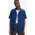 Chemises Levi's bleu indigo en lyocell à manches courtes éco-responsable à manches courtes Taille M look casual pour homme 