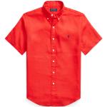 Chemises saison été de créateur Ralph Lauren Polo Ralph Lauren rouges en lin Taille S pour homme 