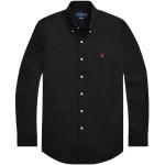 Chemises cintrées de créateur Ralph Lauren Polo Ralph Lauren noires en popeline stretch Taille L pour homme 