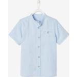 Chemises Vertbaudet bleu ciel à col mao Taille 12 ans pour garçon de la boutique en ligne Vertbaudet.fr 