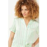 Chemises vintage Etam vertes à rayures Taille XL pour femme 